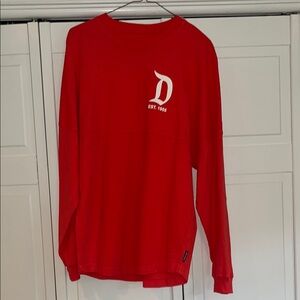 Red D-Logo Women's Jersey Top